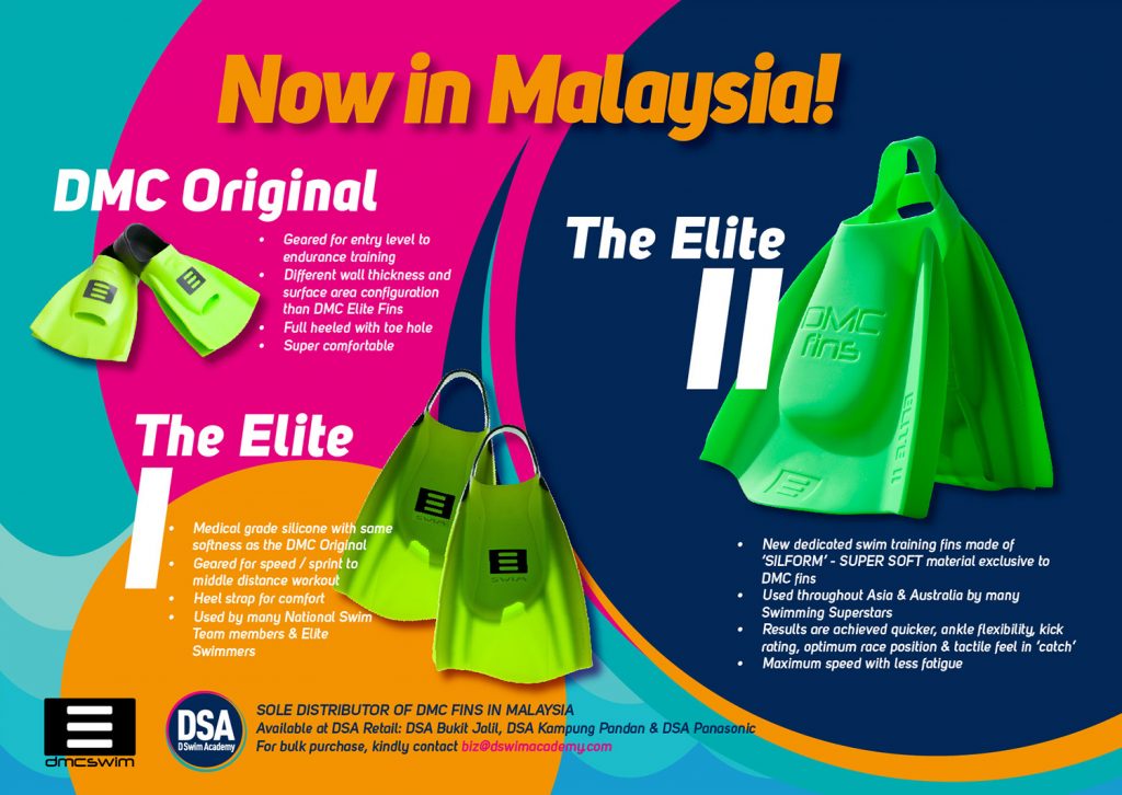 DSA Retail DMC Fins Swimming Lesson in KL, Malaysia