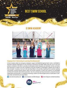 Best Swim School Readers’ Choice Award 2020