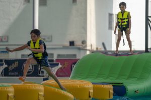 Pool Obstacle Course