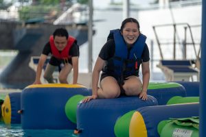 Pool Obstacle Course