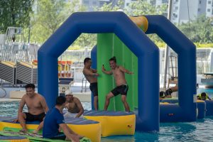 Pool Obstacle Course