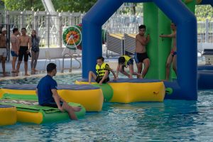 Pool Obstacle Course