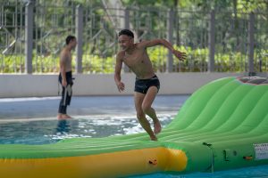 Pool Obstacle Course