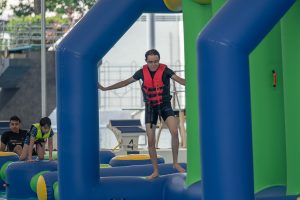 Pool Obstacle Course