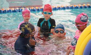 best to learn swimming as a child