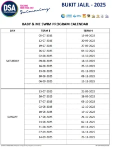 Baby and Me Program Calendar