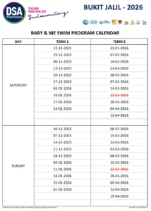 BABY & ME Q1 TERM CALENDAR